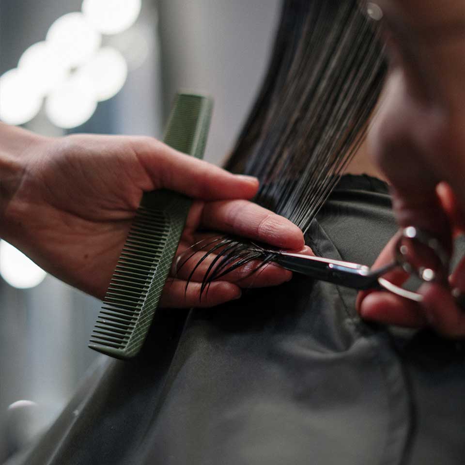 premium hair salon hair cut