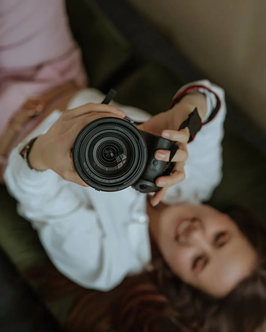 Geter Gerlein fotoaparaadi objektiiviga